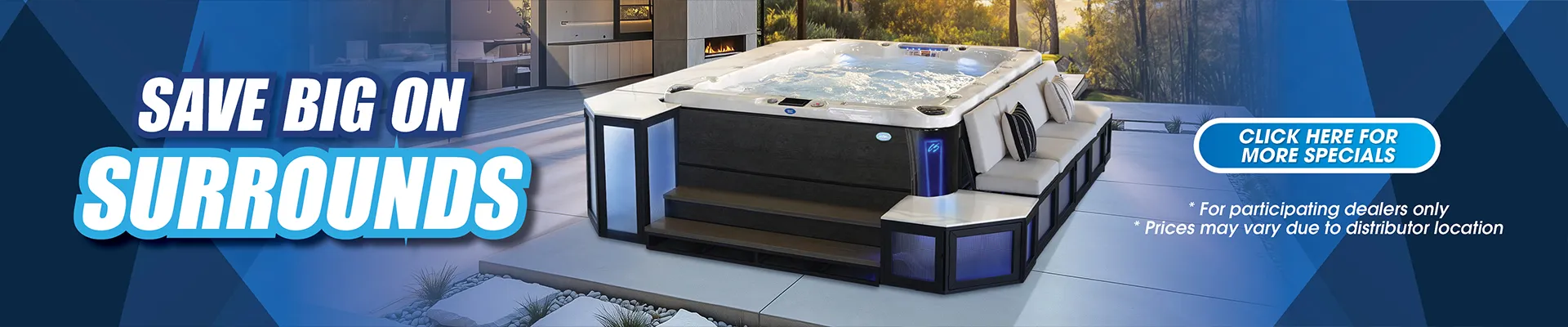 Calspas hot tub being used in a family setting - La Vale