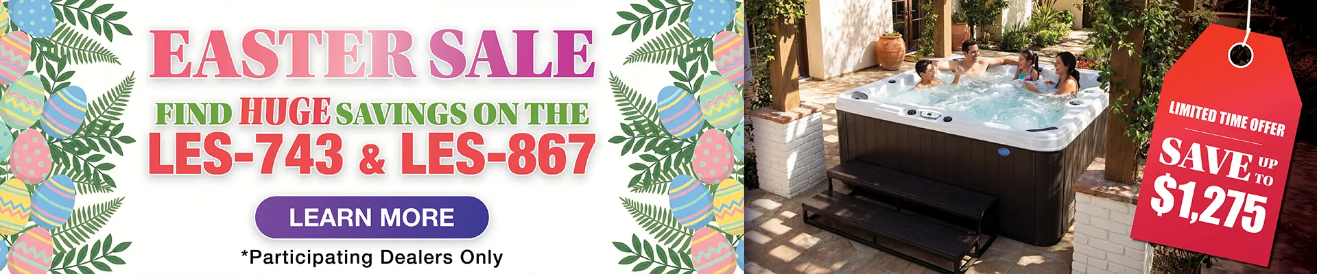 Calspas hot tub being used in a family setting - La Vale