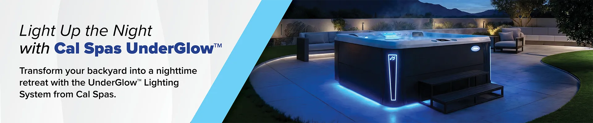 Calspas hot tub being used in a family setting - La Vale